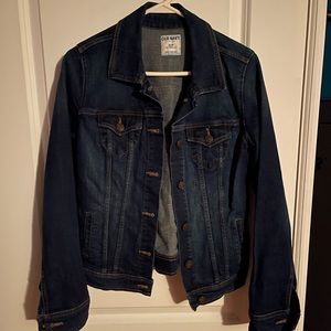 Old navy denim jacket.